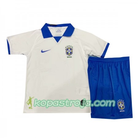 Billiga Fotbollströjor Brasilien Barn Borta tröja Copa América 2019 Kortärmad